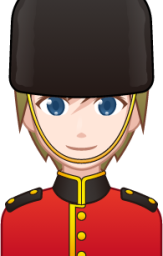 guardsman (white) emoji
