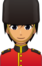 guardsman (yellow) emoji
