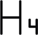 h4 icon