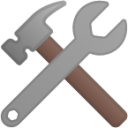 hammer and wrench emoji