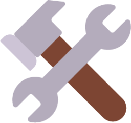 hammer and wrench emoji