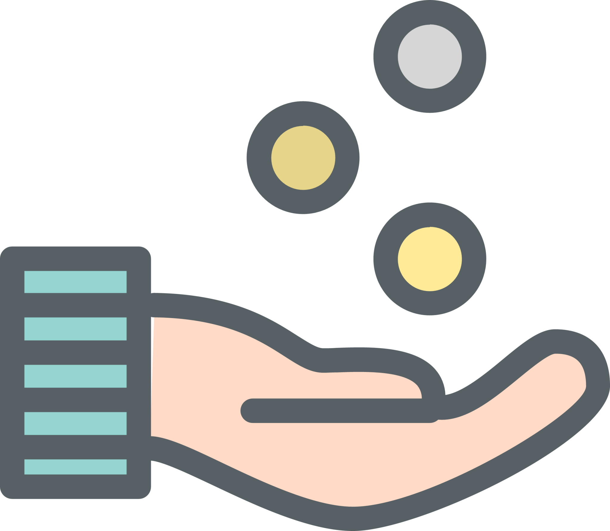 hand coins icon