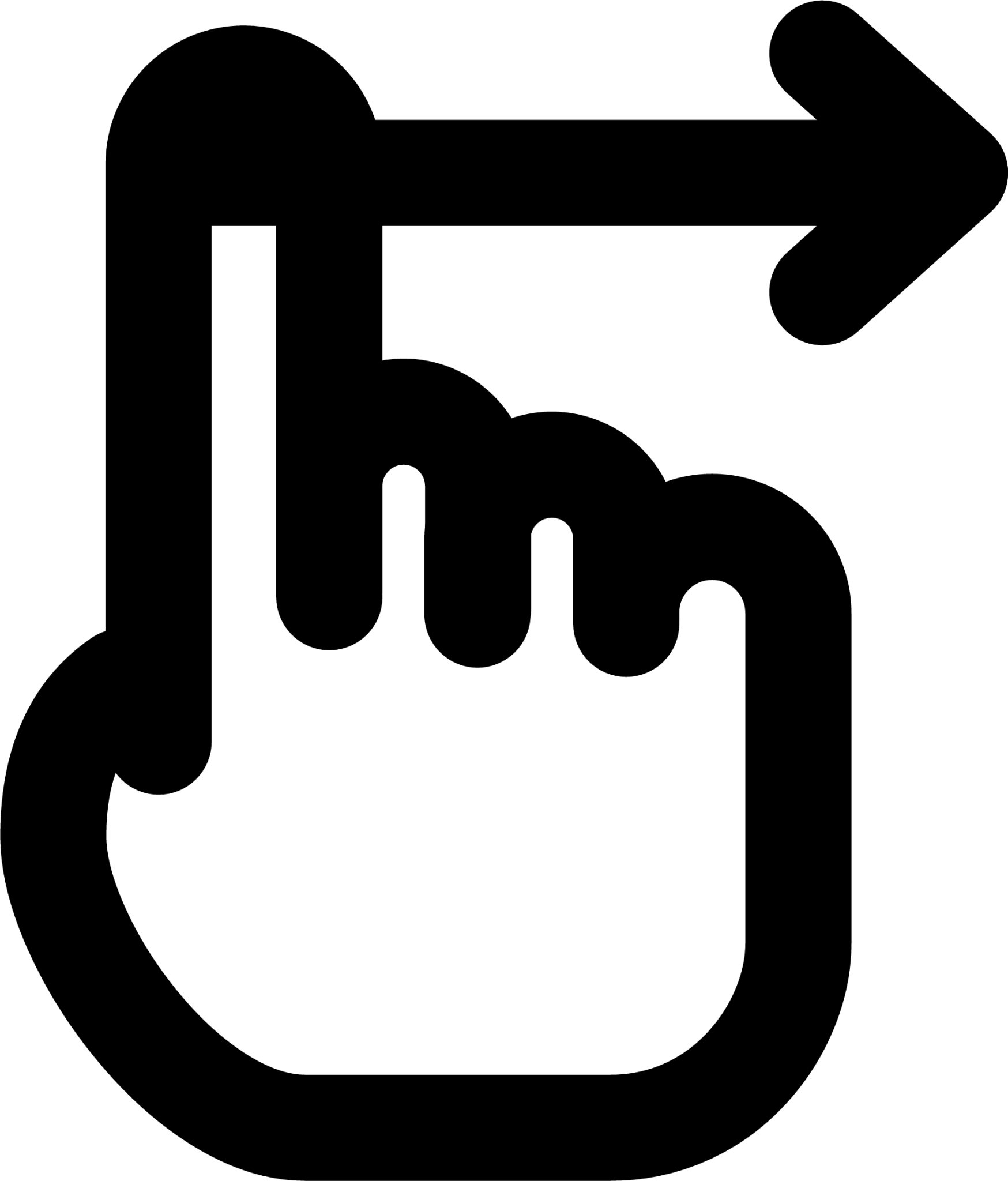 hand drag icon
