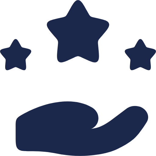 Hand Stars icon