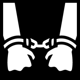 handcuffed icon
