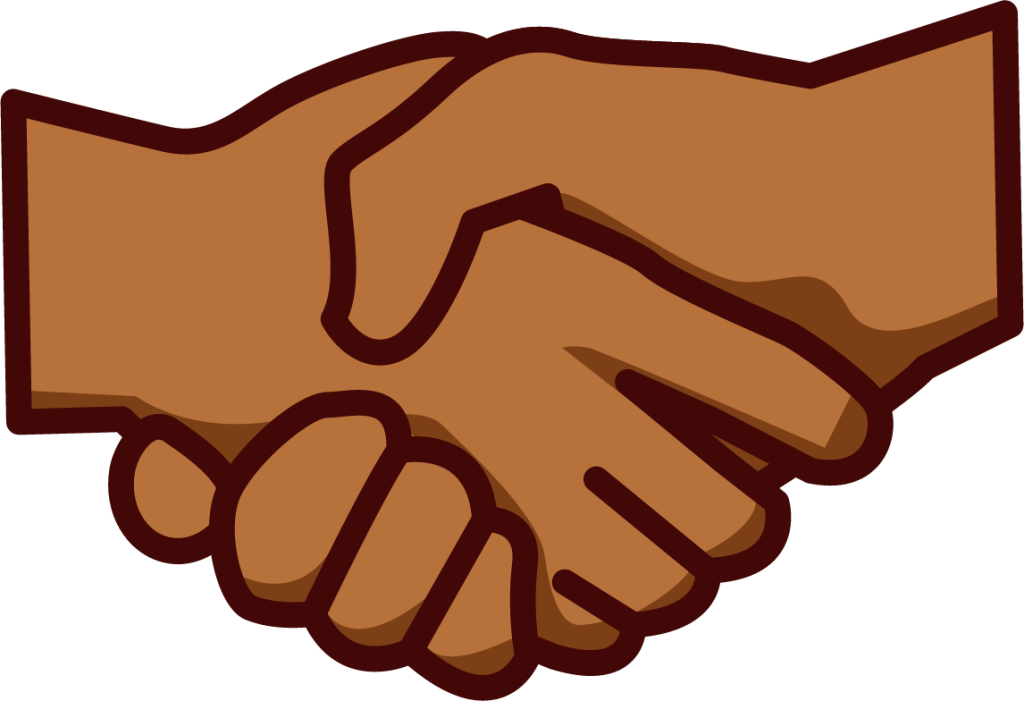 handshake (white) Emoji - Download for free – Iconduck