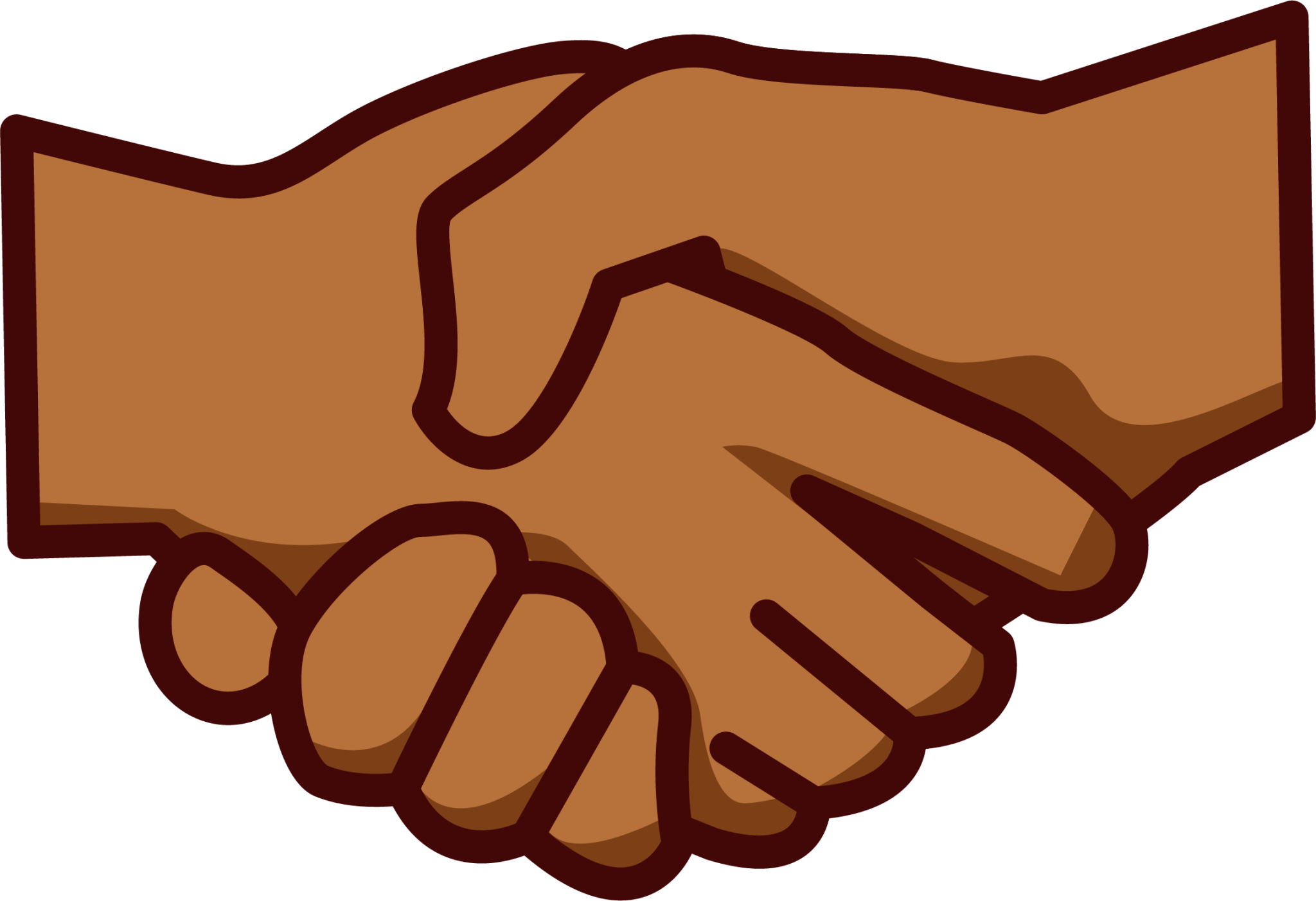 handshake (brown) Emoji - Download for free – Iconduck