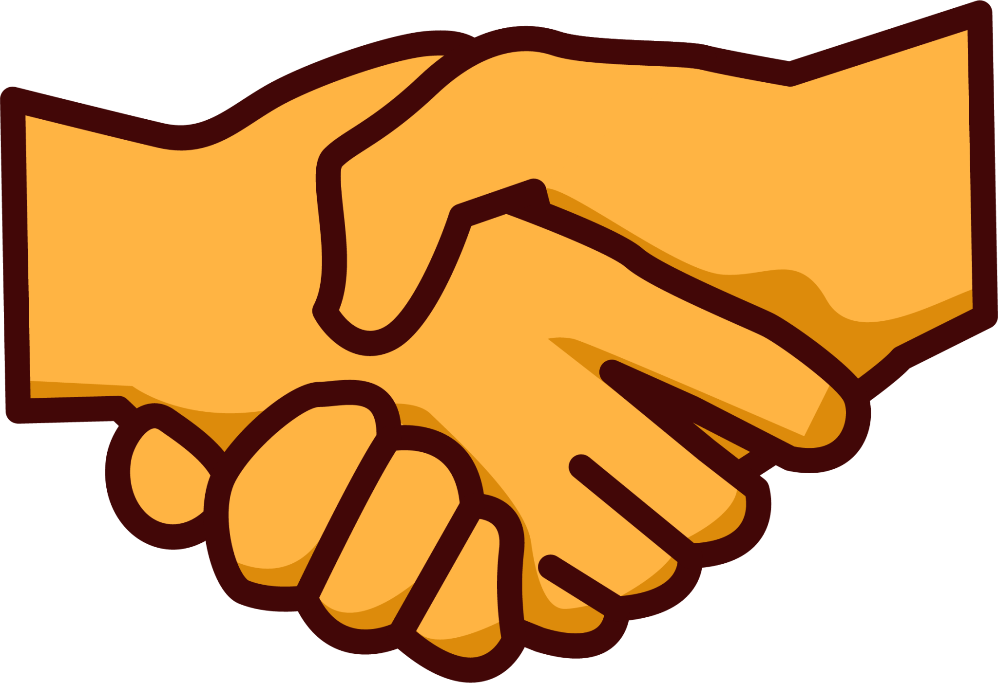 handshake (brown) Emoji - Download for free – Iconduck