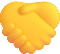 Emoji Hand Shake Icon Symbol Graphic by GraphicsBam Fonts · Creative Fabrica