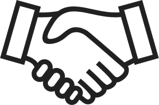 handshake (white) Emoji - Download for free – Iconduck