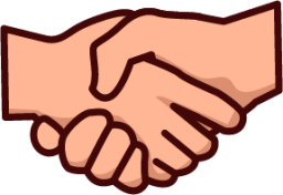 handshake (plain) emoji