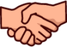 handshake (plain) emoji