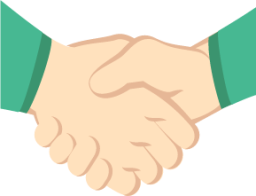 handshake tone 1 emoji