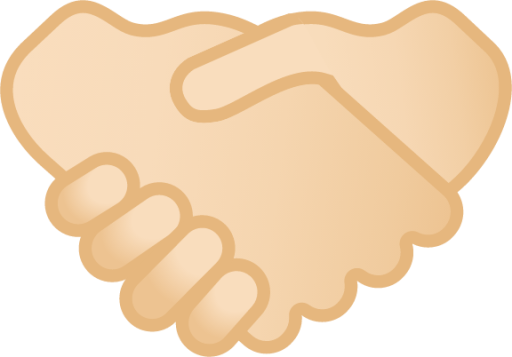 handshake (white) Emoji - Download for free – Iconduck