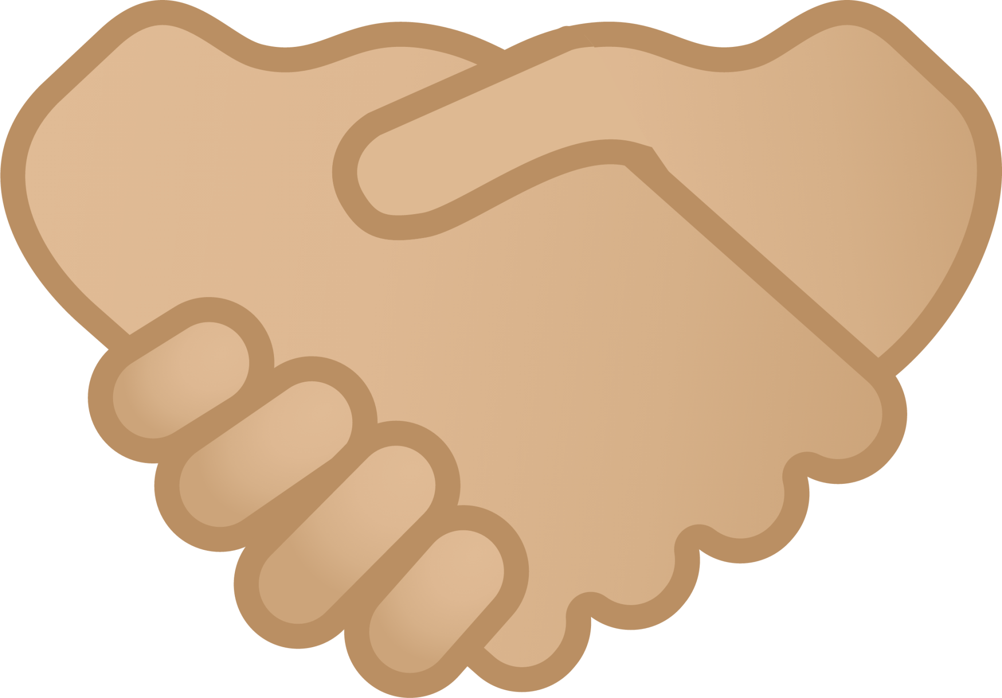 handshake tone 2 emoji