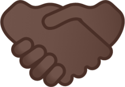 handshake tone 5 emoji