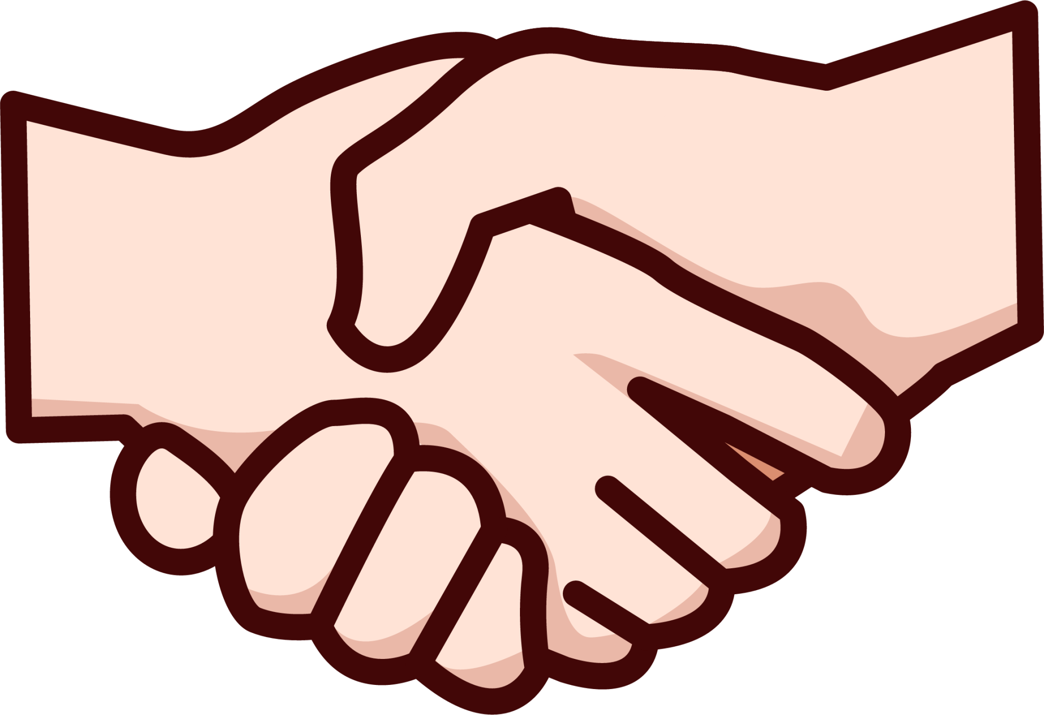 Handshake emoji clipart. Free download transparent .PNG