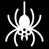 hanging spider icon