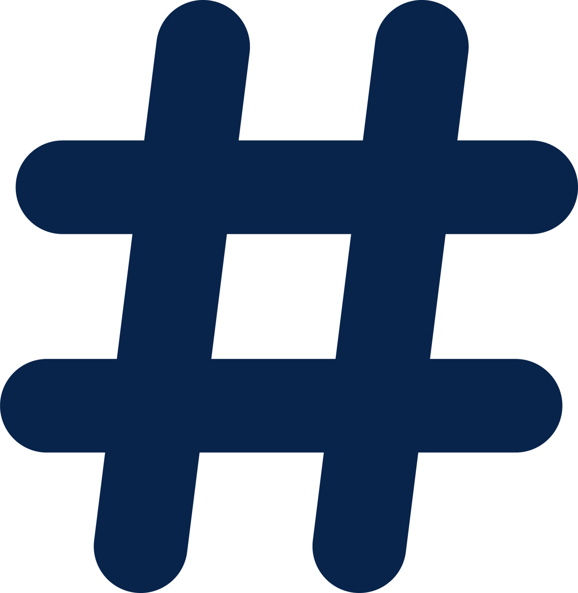 hashtag fill editor icon