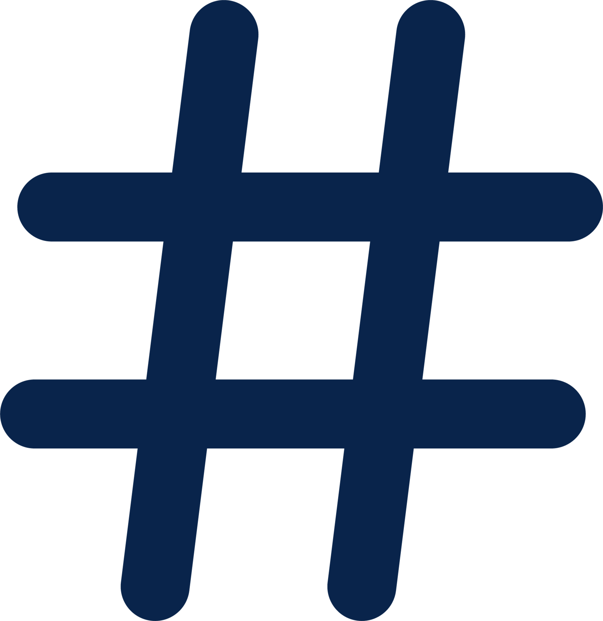 hashtag line editor icon