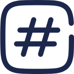 Hashtag Square icon