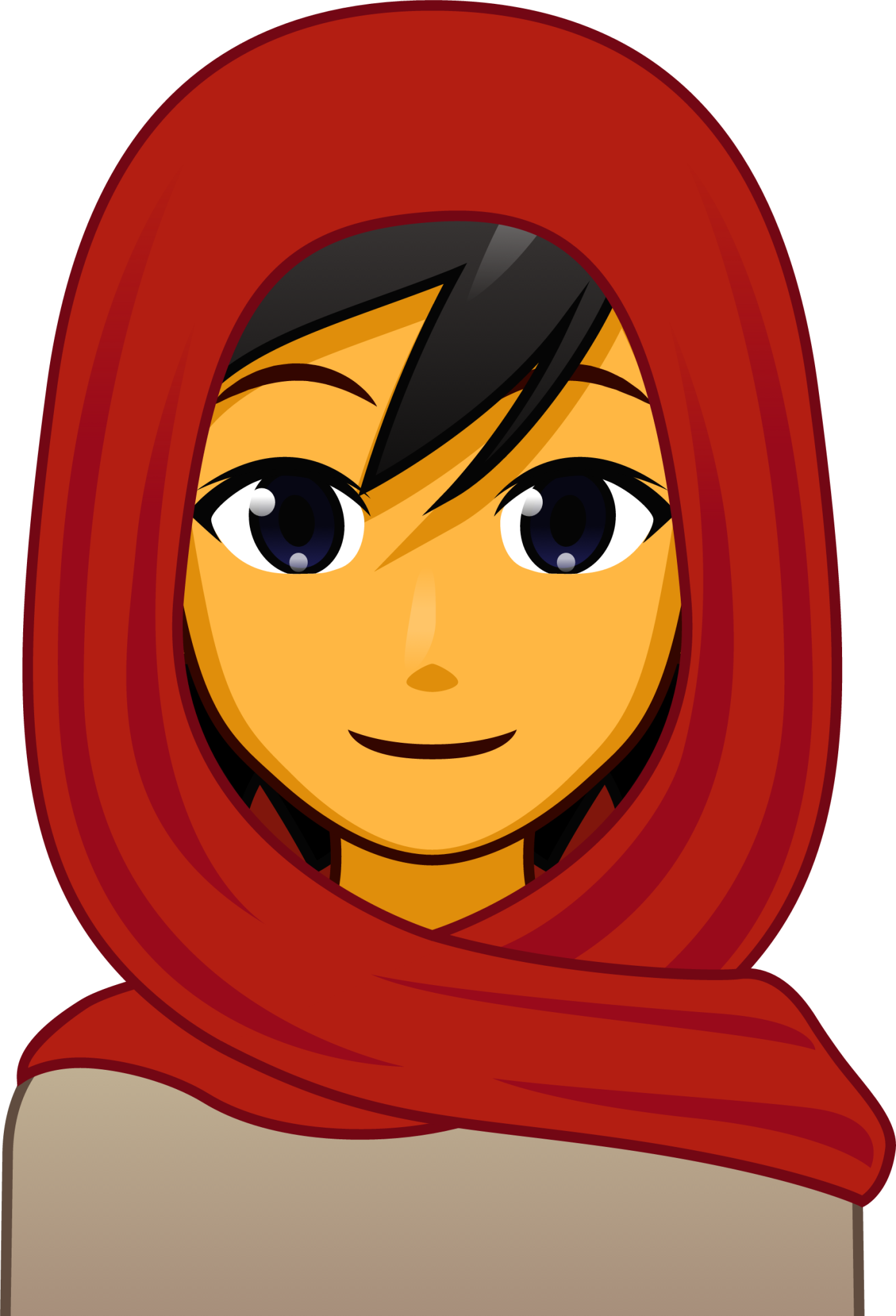 head scarf emoji
