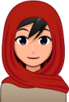head scarf (plain) emoji