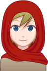 head scarf (white) emoji