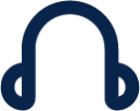 headphone 2 line media icon