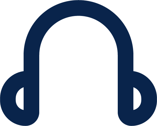 headphone 2 line media icon