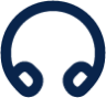 headphone line media icon