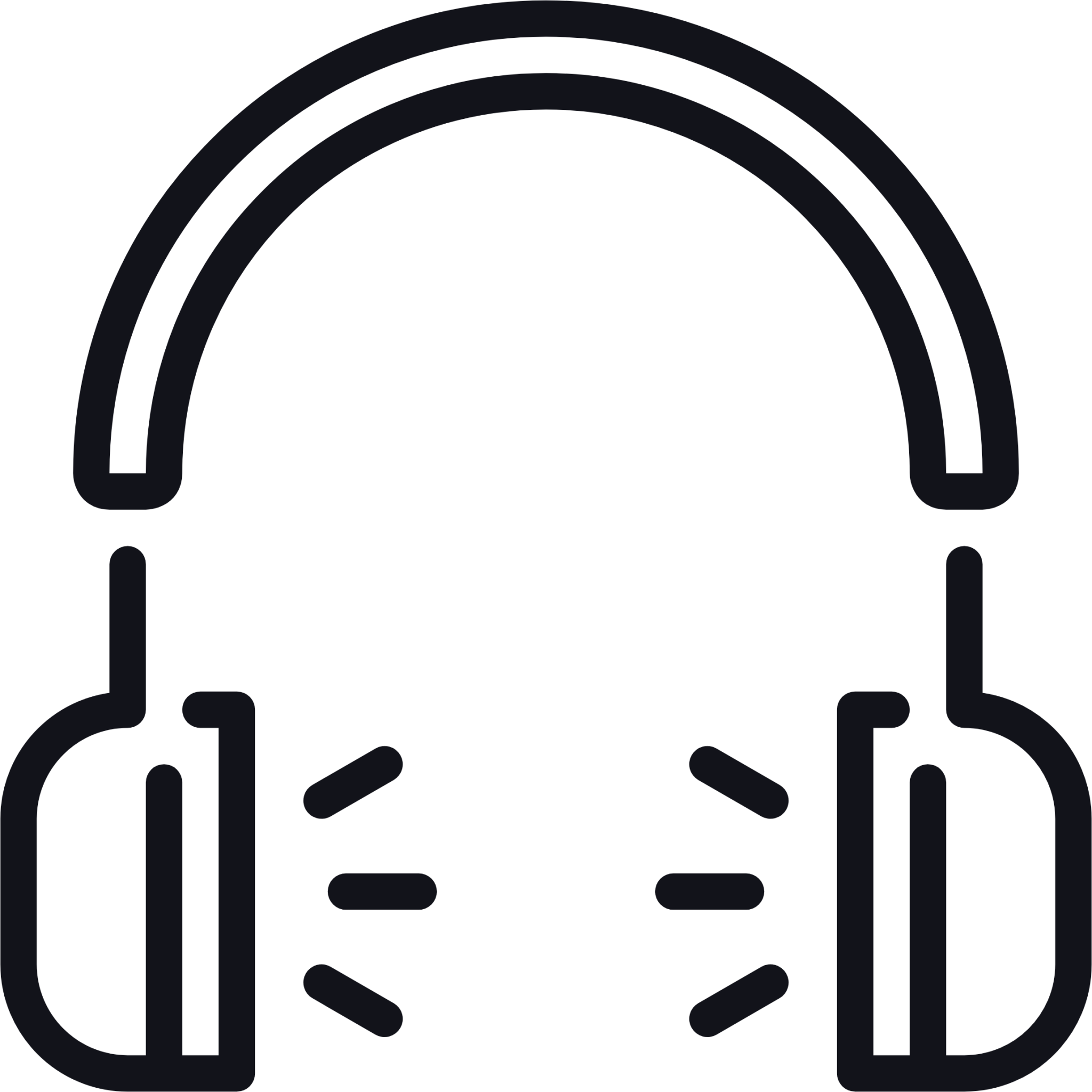 headphones symbol computer