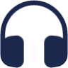 Headphones Round icon