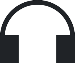 headset (sharp filled) icon