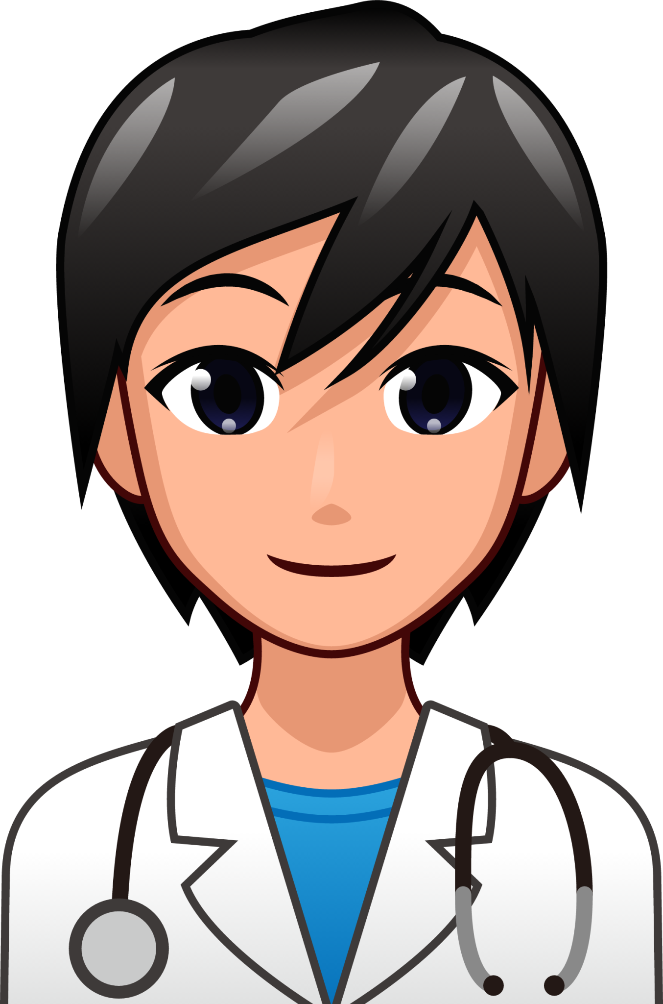 health worker (plain) emoji