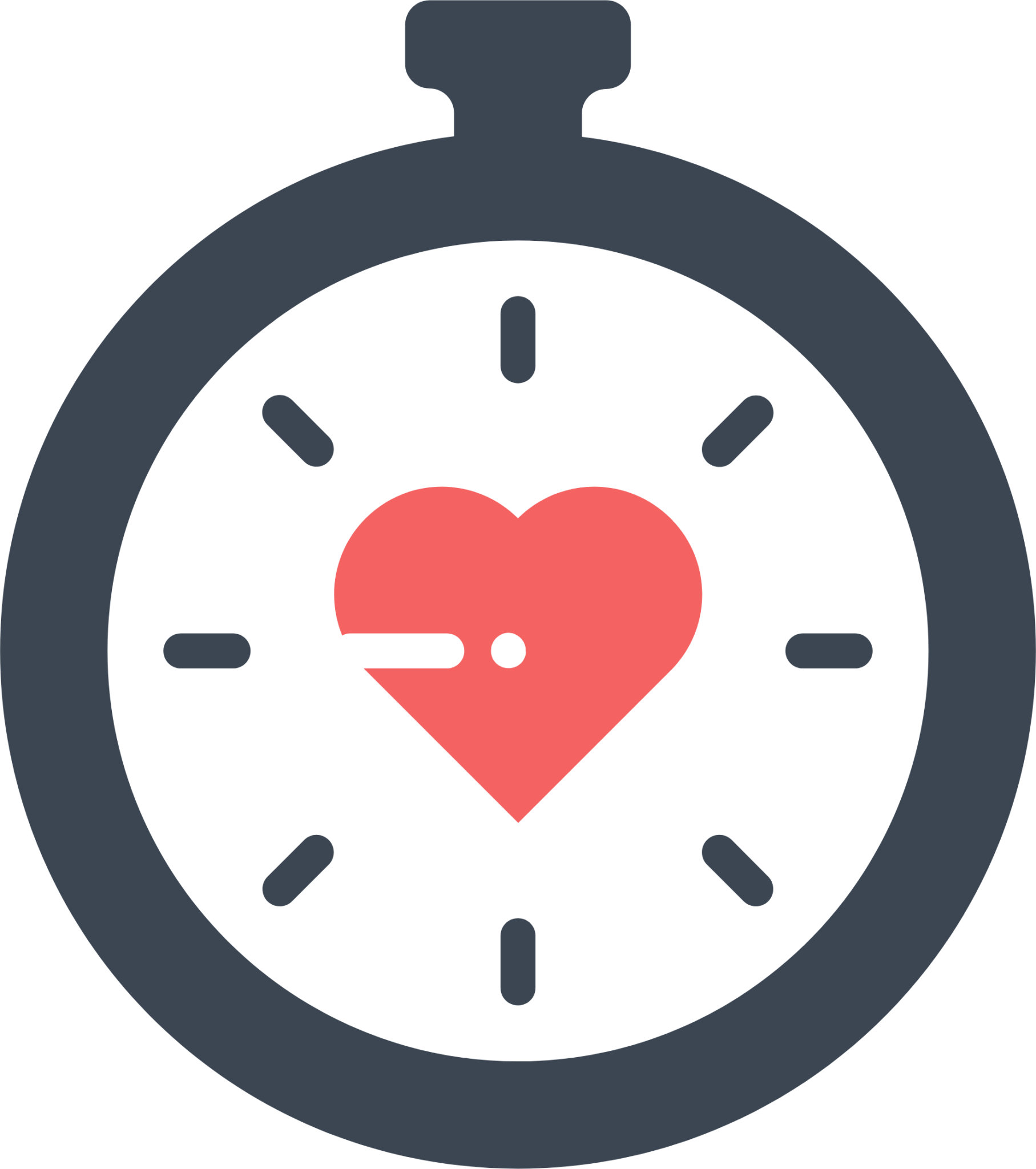 healthcare hospital medical 47 clock time heart icon