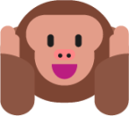 hear no evil monkey emoji