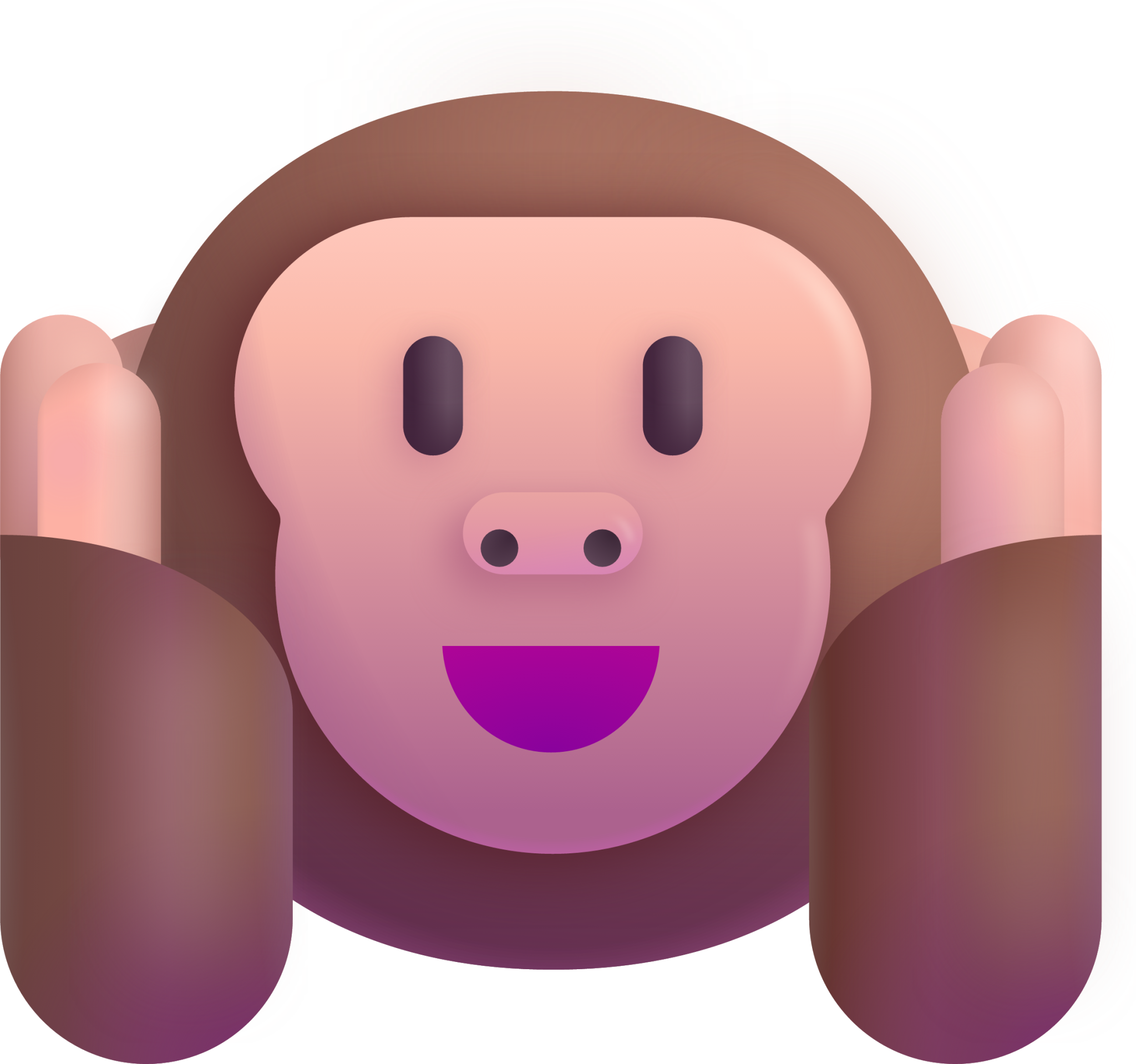 hear no evil monkey emoji