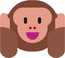 hear no evil monkey emoji
