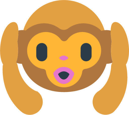 hear-no-evil monkey emoji