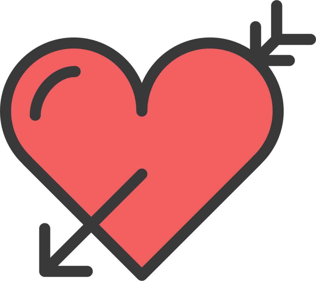 heart arrow icon