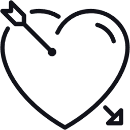 heart arrow icon