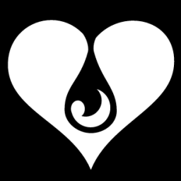 heart drop icon