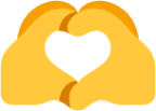heart hands default emoji