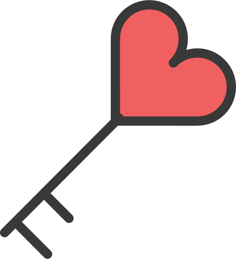 heart key icon