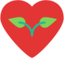 heart leafs icon
