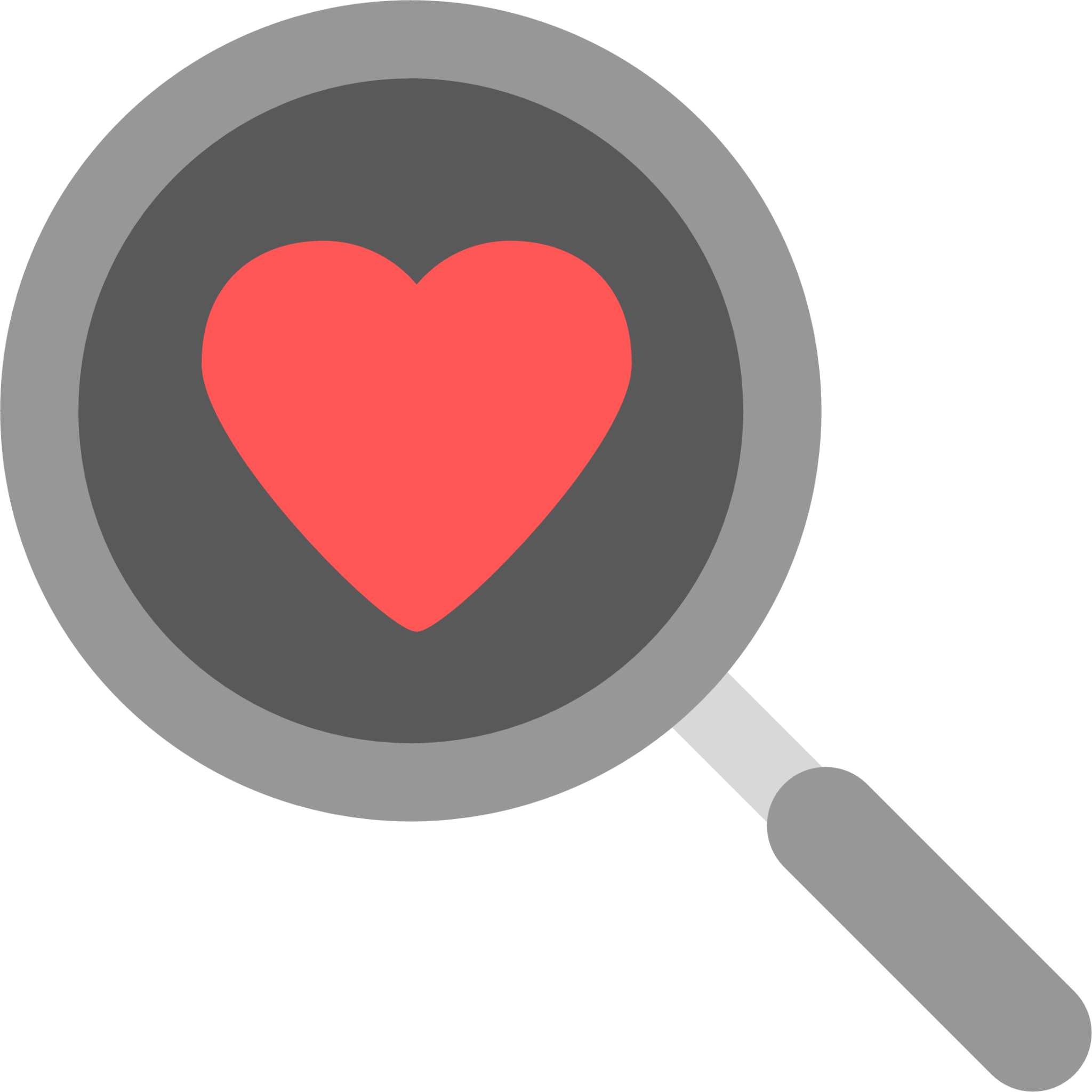 heart love cooking frying icon