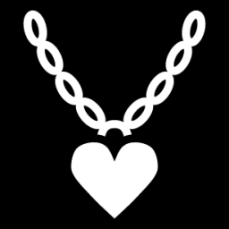 heart necklace icon
