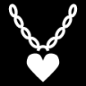 heart necklace icon