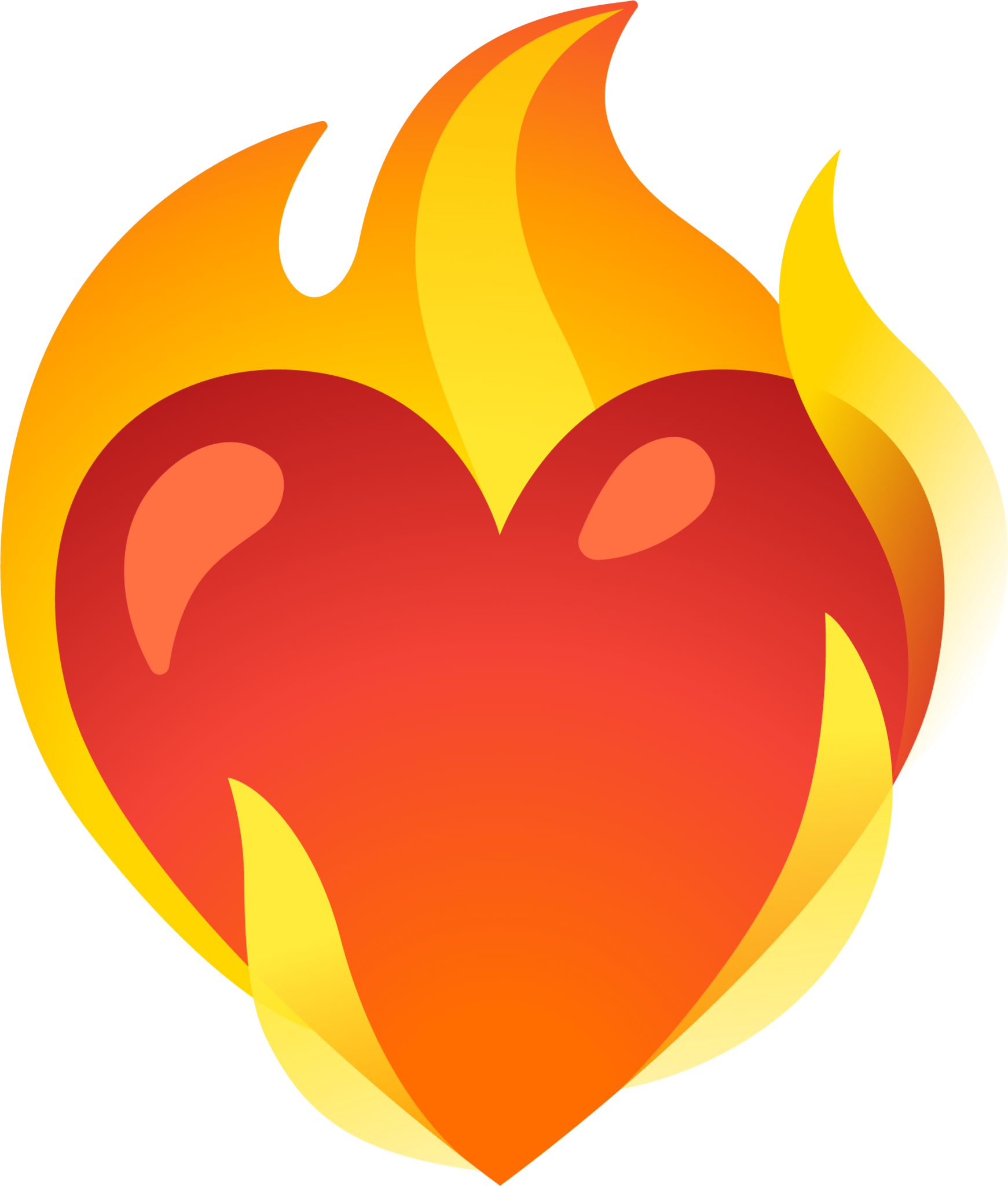 "heart on fire" Emoji Download for free Iconduck